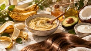 banana hair mask benefits and ingredients for frizzy hair banana hair mask benefits and ingredients for frizzy hair