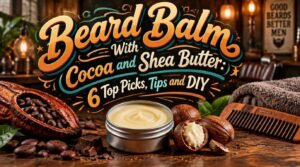 beard balm with cocoa and shea butter beard balm with cocoa and shea butter