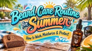 beard care routine for summer
