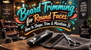 beard trimming for round faces