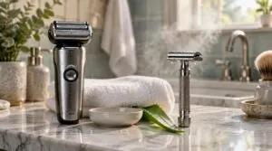 choosing an electric or manual razor for blemish-prone skin choosing an electric or manual razor for blemish-prone skin