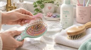 cleaning and replacing kids’ detangling brushes cleaning and replacing kids’ detangling brushes
