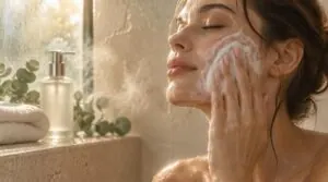 cleanse gently with lukewarm water cleanse gently with lukewarm water