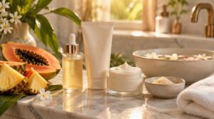 cleanse, moisturize, and exfoliate gently cleanse, moisturize, and exfoliate gently