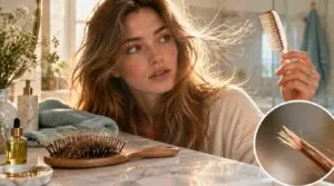 common causes of flyaway hair: dryness, static, and breakage common causes of flyaway hair: dryness, static, and breakage