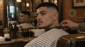 crew cut with high fade crew cut with high fade