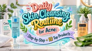 daily skin cleansing routine for acne daily skin cleansing routine for acne