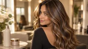 dark hair with subtle babylights dark hair with subtle babylights