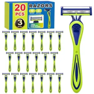 Disposable 3 Blade Razors for Men B0GVY4BRB9