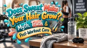 does sweat make your hair grow does sweat make your hair grow