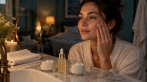 dry-skin application and moisturizer sandwiching dry-skin application and moisturizer sandwiching