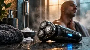 electric head shaver features: blades, battery life, and wet/dry use electric head shaver features: blades, battery life, and wet/dry use