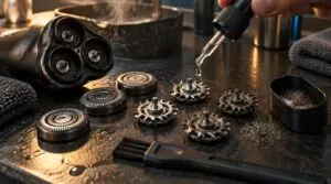 electric head shaver maintenance: cleaning and blade replacement electric head shaver maintenance: cleaning and blade replacement