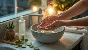 evening cleansing and hydration evening cleansing and hydration
