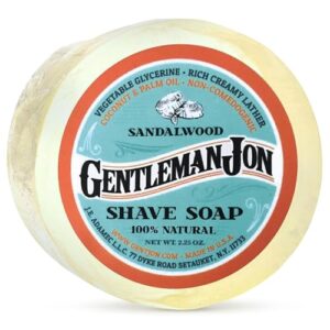 Gentleman Jon Sandalwood Shaving Soap B00XX69OA0