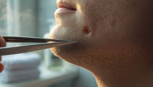 gently lift exposed hair, never pluck gently lift exposed hair, never pluck