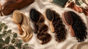 hair-type-specific bristles hair-type-specific bristles