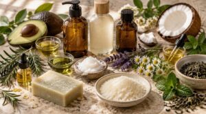 herbal shampoo ingredients: plant oils, cleansers, and fragrance herbal shampoo ingredients: plant oils, cleansers, and fragrance