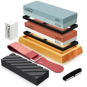 HMPLL Knife Sharpening Stone Set, B0913DMDP4