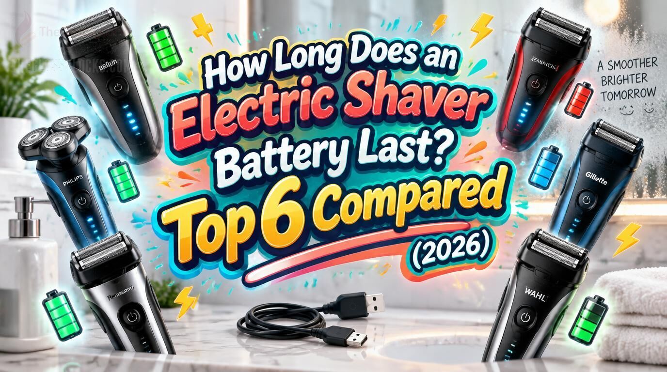 how long does an electric shaver battery last on average