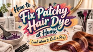 how to fix patchy hair dye how to fix patchy hair dye