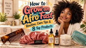 how to grow afro fast
