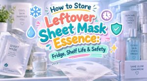 how to store leftover sheet mask essence how to store leftover sheet mask essence