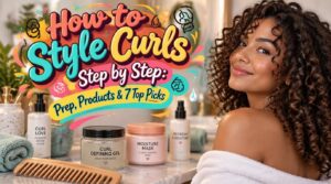 how to style curls how to style curls