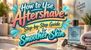 how to use aftershave