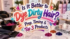 is it better to dye dirty hair is it better to dye dirty hair