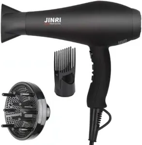JINRI Hair Dryer 1875W, Negative B0C4Y6QKRW
