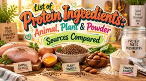 list of protein ingredients list of protein ingredients