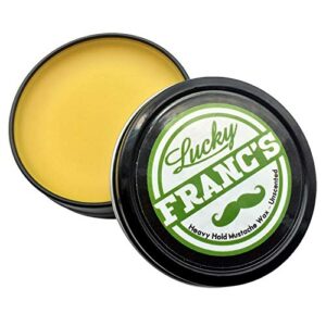 Lucky Franc's Unscented Mustache Wax B01FYDFN18