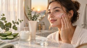 morning routine and sun protection morning routine and sun protection