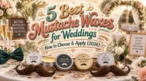 mustache wax for weddings