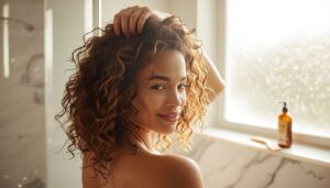 prepare curly hair for styling: wash, condition, and detangle prepare curly hair for styling: wash, condition, and detangle