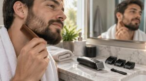 prepare your patchy beard and choose a trimming length prepare your patchy beard and choose a trimming length