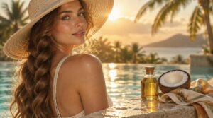 protect your hair from sun, chlorine, and humidity protect your hair from sun, chlorine, and humidity