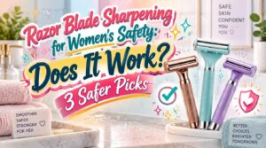 razor blade sharpening for womens safety