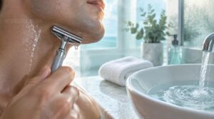 shave delicate areas with light pressure and a clean blade shave delicate areas with light pressure and a clean blade