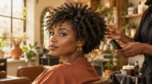 short, rounded layers for tight curls and coils short, rounded layers for tight curls and coils