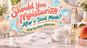 should you moisturize after using a sheet mask
