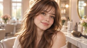 soft, side-swept baby bangs soft, side-swept baby bangs