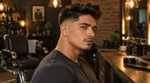 taper fade with quiff taper fade with quiff