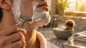 use shaving cream and gentle pressure to reduce blade wear use shaving cream and gentle pressure to reduce blade wear