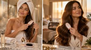using travel brushes on wet versus dry hair using travel brushes on wet versus dry hair
