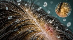 why dandruff develops on an oily scalp why dandruff develops on an oily scalp