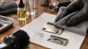 wipe blades and dry thoroughly wipe blades and dry thoroughly