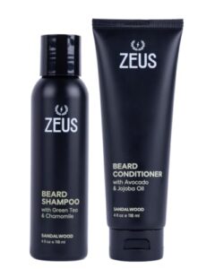 ZEUS Sandalwood Beard Wash Set B0GZ98KVC7